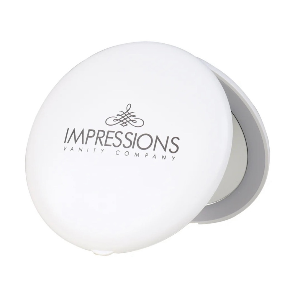 Impressions Vanity LED Compact Mirror White